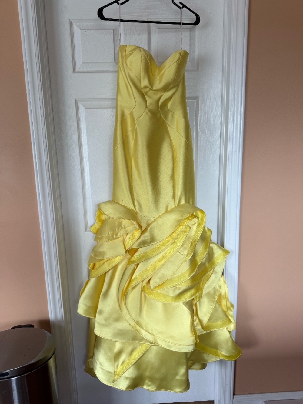 Rachel Allan size 4 yellow gown